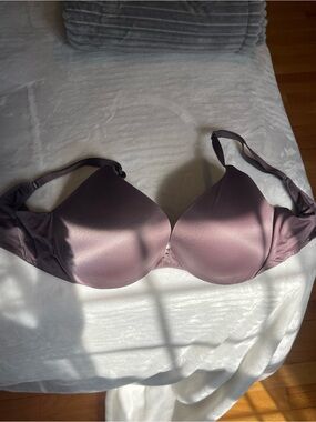 Victoria's Secret Satin T-Shirt Bra - Mauve
